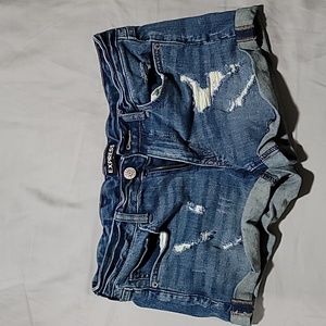Express shorts size 8, blue